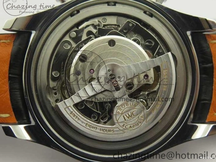 MIROTIME 0320 Portuguese Chrono SS ZF 1:1 Best Edition Gray Dial SS On Black Leather Strap A ZipUp 7215